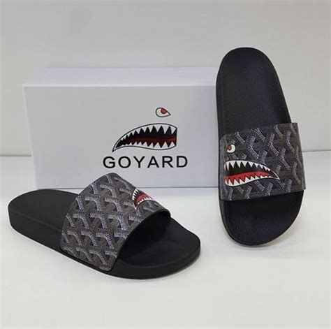 goyard x bape slides